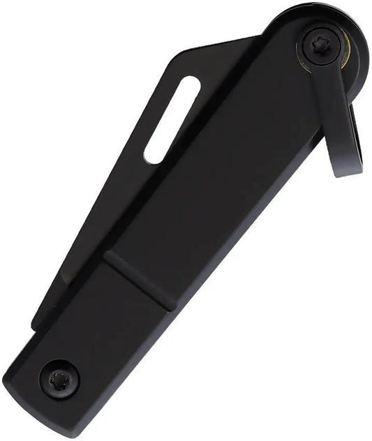 Real Steel Baby Barlow EDC Pocket Knife - Compact Everyday Carry With Black Blade And 12C27 Sandvik Steel by Real Steel