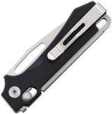 Real Steel Vis Crossbar Lock Knife - Compact EDC Knife With Satin 2.75in Blade And Black G10 Handle by Real Steel