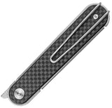 Real Steel Iris Linerlock CFG10 8061BF EDC Folding Knife - Front Flipper for Fast Smooth Deployment by Real Steel