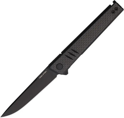 Real Steel Kikashi Linerlock CF 8071CB EDC Knife With 3.5 Inch 14C28N Sandvik Blade And Carbon Fiber Handle by Real Steel