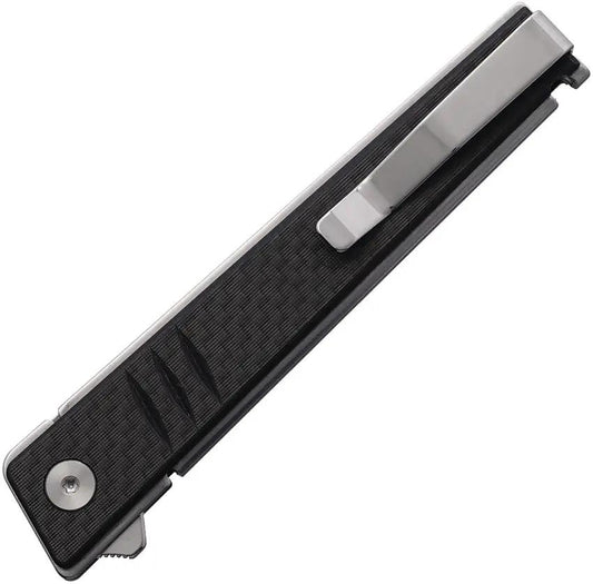 Real Steel Kikashi Linerlock Folding Knife 14C28N Sandvik Blade Laminated Carbon Fiber Handle Extended Tang For EDC by Real Steel