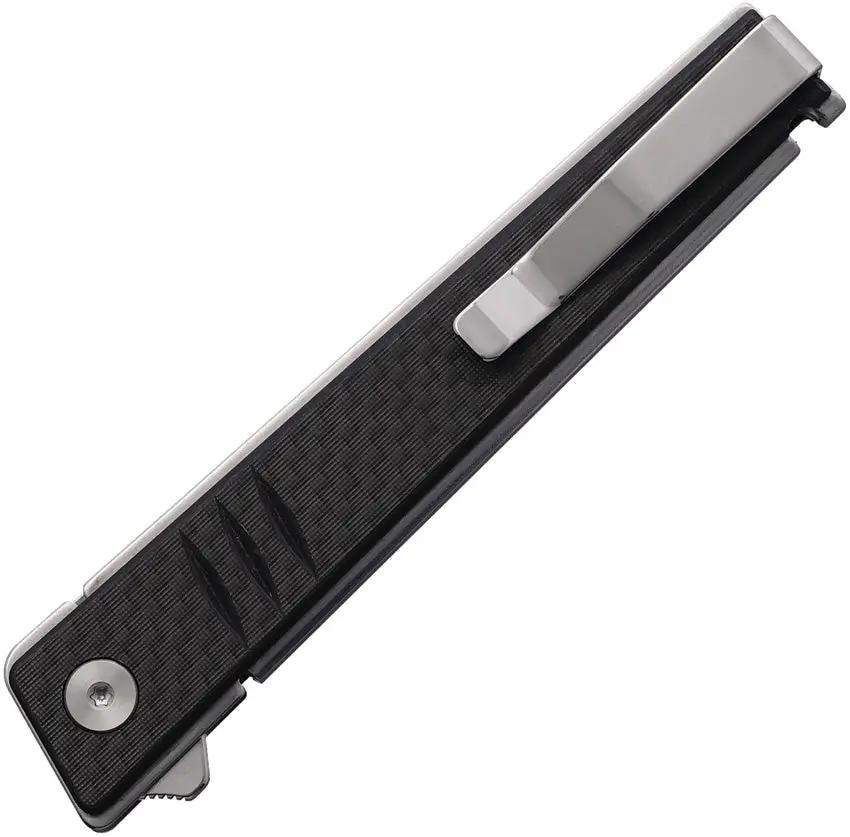 Real Steel Kikashi Linerlock Folding Knife 14C28N Sandvik Blade Laminated Carbon Fiber Handle Extended Tang For EDC by Real Steel