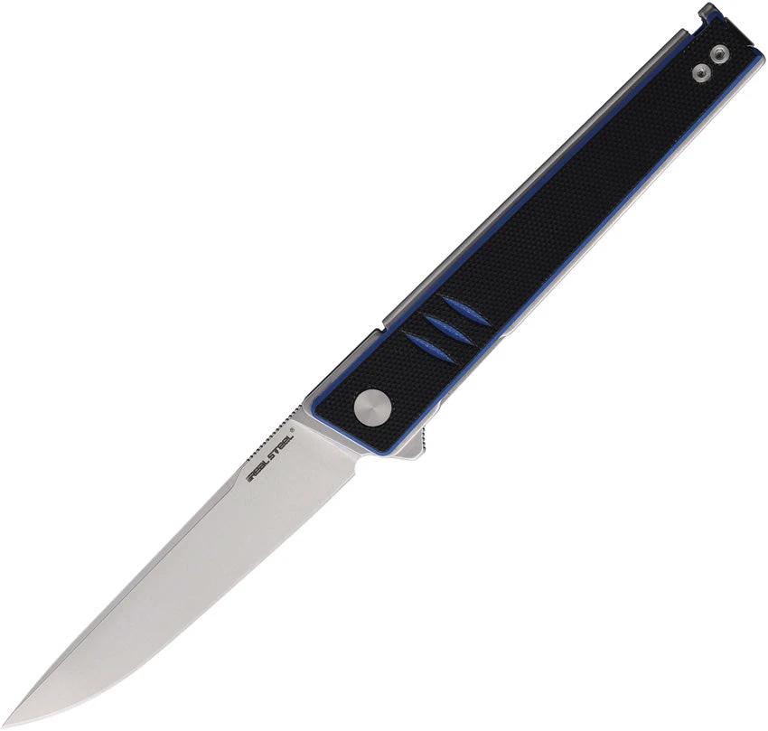 Real Steel Kikashi Linerlock Blk/Blue 8071DS by Real Steel