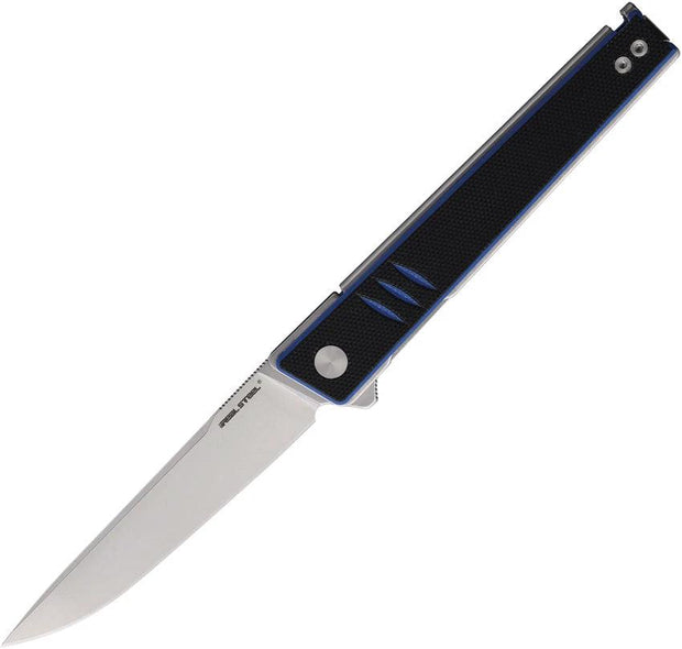 Real Steel Kikashi Linerlock Blk/Blue 8071DS by Real Steel