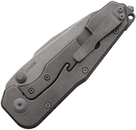 Real Steel Evolution Button Lock Tanto 9914 EDC Knife With Premium S35VN Blade And Carbon Fiber by Real Steel
