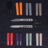 Real Steel Barlow Scales Orange G10 for RB5 Folder - Durable Replacement for Knife Enthusiasts by Real Steel