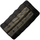 Real Steel EDC Roll RS051 Knife Roll - 14 Gear Pockets And Concealed Knife Pocket For Outdoor Enthusiasts by Real Steel
