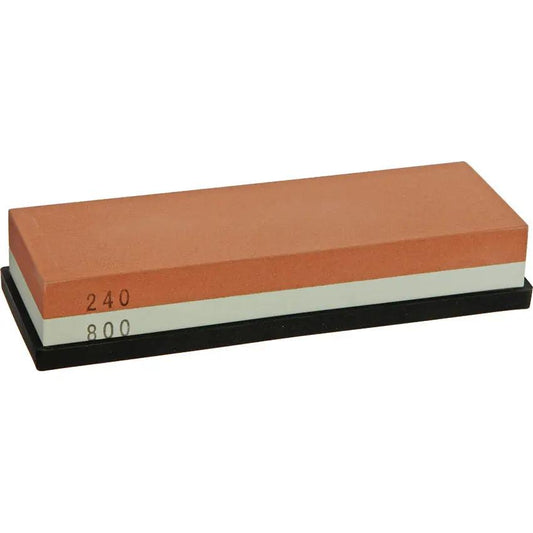 Real Steel Japanese Whetstone X Coarse W0001 - Two Sided 240 and 800 Grit with Non Slip Bases for Knife Enthusiasts by Real Steel