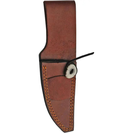 Rite Edge USA Skinner RU-DHB1 - Mirror Finish Stainless Skinner Blade, Deer Stag Handle With Turquoise Inlay by Rite Edge USA