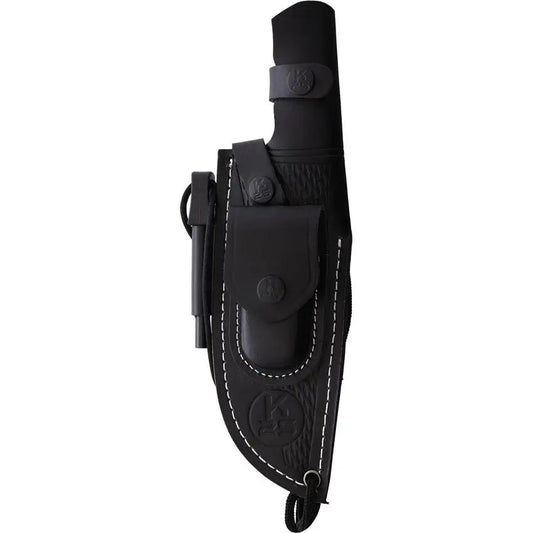 K25 Jacob Tactical Fixed Blade Knife - 11 Inch, 5.75 Inch Satin 7Cr17MoV Blade, Full Tang, Black White G10 Handle by K25