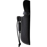 K25 Commando IV Fixed Blade Satin 8Cr13MoV Steel Full Tang Fire Steel Belt Sheath by K25