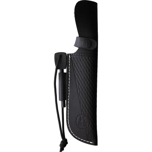 K25 Commando IV Fixed Blade Satin 8Cr13MoV Steel Full Tang Fire Steel Belt Sheath by K25