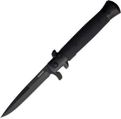 Ruko Shark Linerlock A/O Black RUKO184BK by Ruko