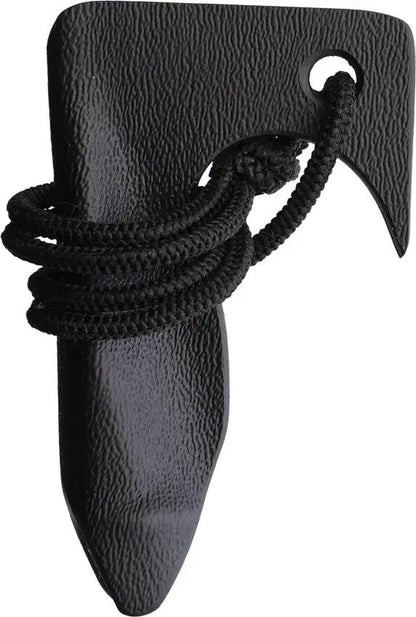 Revenant Corps IMP Fixed Blade IMP-ST-LN - Black G10 Handle Wrapped With Epoxy Coated Hemp Twine, Neck Sheath Included by Revenant Corps