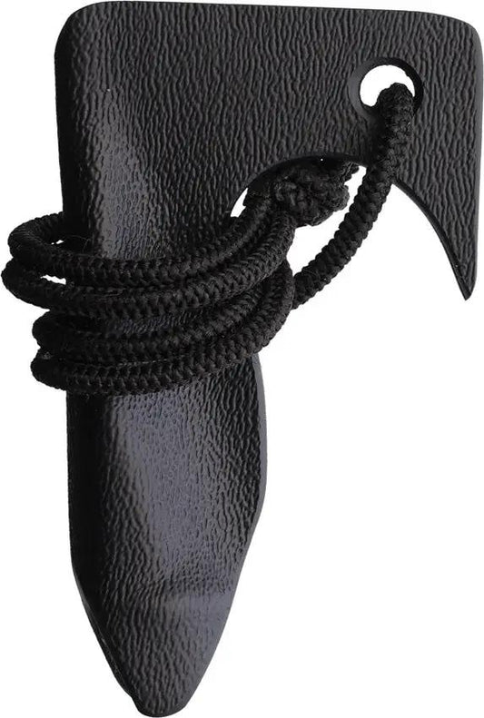 Revenant Corps IMP Fixed Blade IMP-ST-LN - Black G10 Handle Wrapped With Epoxy Coated Hemp Twine, Neck Sheath Included by Revenant Corps