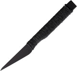 Revenant Corps IMP Fixed Blade IMP-ST-LN - Black G10 Handle Wrapped With Epoxy Coated Hemp Twine, Neck Sheath Included by Revenant Corps