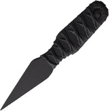 Revenant Corps Small Shanghai Fixed Blade XN-XD-W64 - Black G10 Dagger With Epoxy Coated Hemp Twine Tsukomaki Handle by Revenant Corps