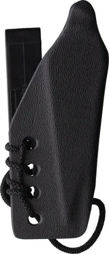 Revenant Corps Shanghai Fixed Blade - 7.5in Overall 4in Dagger Blade Black G10 Epoxy Coated Hemp Tsukomaki Handle by Revenant Corps