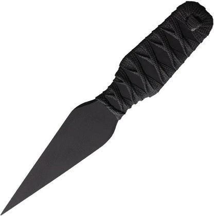 Revenant Corps Shanghai Fixed Blade - 7.5in Overall 4in Dagger Blade Black G10 Epoxy Coated Hemp Tsukomaki Handle by Revenant Corps