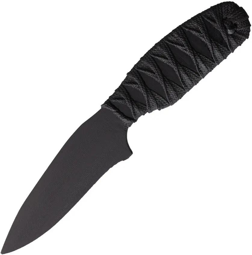 Revenant Corps DPR Fixed Blade Knife - Black G10 Handle With Epoxy Coated Hemp Tsukomaki Wrapping by Revenant Corps