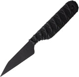 Revenant Corps RCK V2 Fixed Blade Knife - Black G10 Handle With Hemp Twine Tsukomaki Wrap Belt Sheath by Revenant Corps
