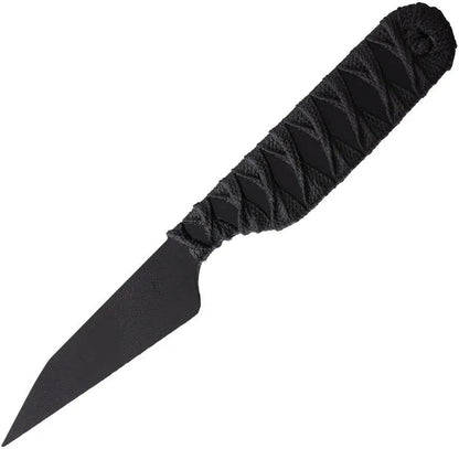 Revenant Corps RCK V2 Fixed Blade Knife - Black G10 Handle With Hemp Twine Tsukomaki Wrap Belt Sheath by Revenant Corps