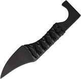 Revenant Corps Talon V2 Fixed Blade Knife - Black G10 Construction With Epoxy Coated Hemp Twine Tsukomaki Wrapped Handle by Revenant Corps