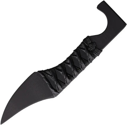 Revenant Corps Talon V2 Fixed Blade Knife - Black G10 Construction With Epoxy Coated Hemp Twine Tsukomaki Wrapped Handle by Revenant Corps