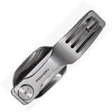 ROXON 2 In 1 Camping Utensil Set C2 - Detachable Spoon And Fork With Mirror Polished Stainless 420U6 by ROXON