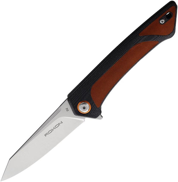ROXON 8"" Folding Knife D2 with G10 K2D2BRN by ROXON