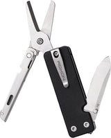 ROXON KS2 Elite Multi Tool KS2E - D2 Steel Blade, Bit Driver Set, 14 Tools, Black G10 Handles by ROXON