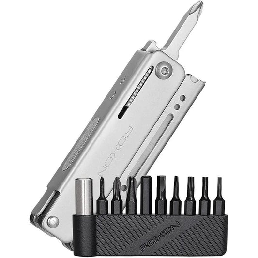 ROXON M3 14 In 1 Mini Multitool M3 - Ultra Compact 4.5 Inch Overall With 14 Tools And 3Cr13 Stainless by ROXON