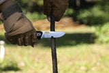 ROXON 7 Inch Folding Knife S502U - G10 Handle with 8Cr13MoV Stainless Steel Blade Pocket Clip by ROXON