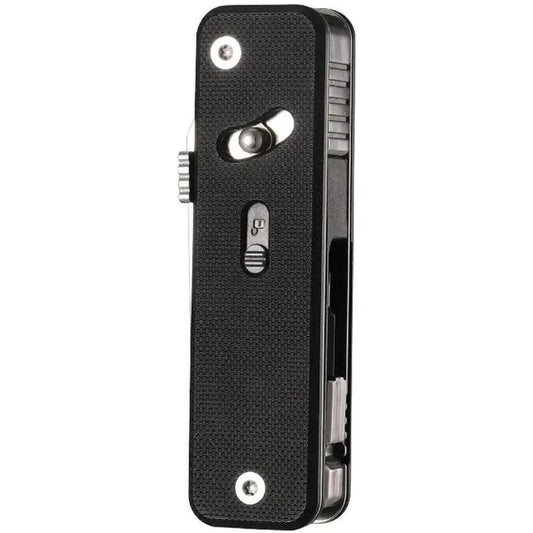 ROXON Flex Companion Multi Tool S503G - Black G10 Handle Versatile EDC With Scissors Saw Blade Reamer And Pen by ROXON