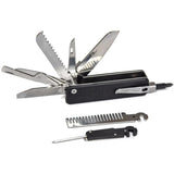 ROXON Flex Companion Multi Tool S503G - Black G10 Handle Versatile EDC With Scissors Saw Blade Reamer And Pen by ROXON