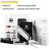 ROXON STORM Multi Tool S801S - Stainless Steel 21 Tools Survival Kit For Everyday Carry And Projects by ROXON