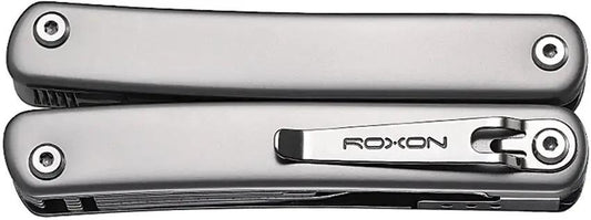 ROXON Flex Multi Tool S804G - Stainless Steel Handles, 14-Tool Versatility, Modular Design by ROXON