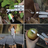 ROXON Flex Multi Tool S804G - Stainless Steel Handles, 14-Tool Versatility, Modular Design by ROXON