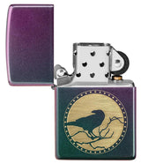 Raven Design Zippo Lighter – Iridescent Finish by Zippo