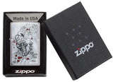 Zippo Rietveld Relaxing Skeleton Lighter – Brushed Chrome by Zippo