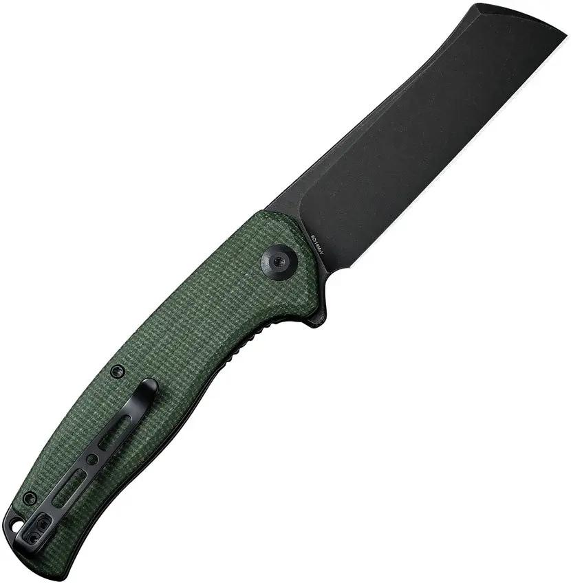SENCUT Traxler Linerlock Green Micarta S20057C-4 - Compact EDC Knife With 9Cr18MoV Blade by SENCUT