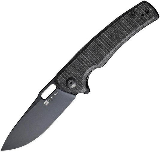 SENCUT Vesperon Linerlock Black Mic S20065-3 by SENCUT