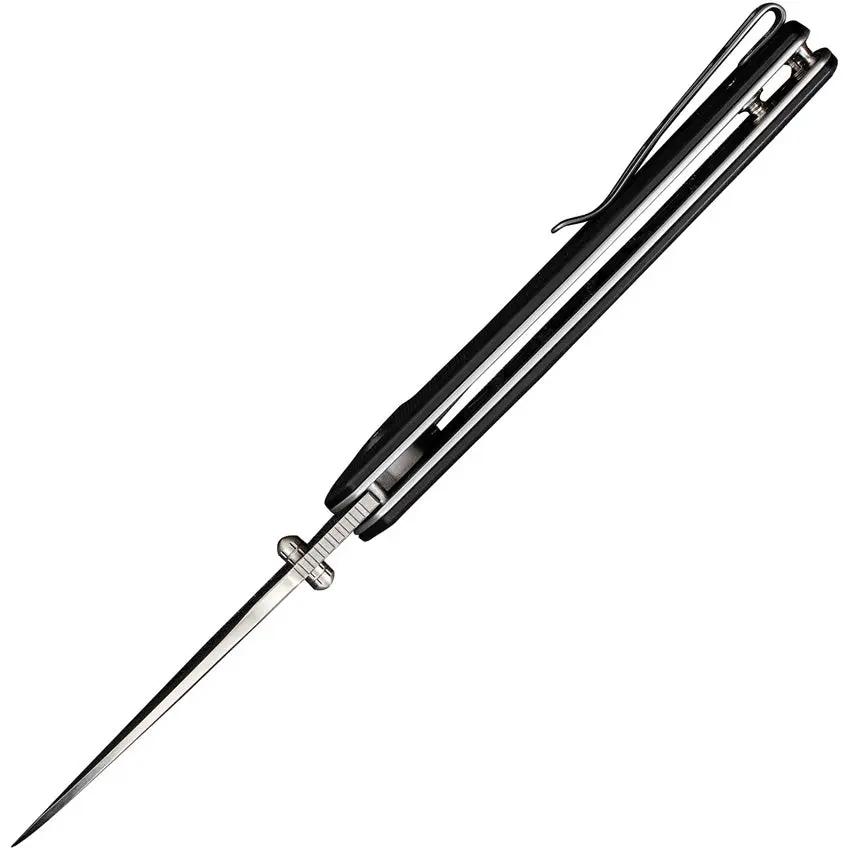 SENCUT Slashkin Linerlock Black S20066-1 by SENCUT