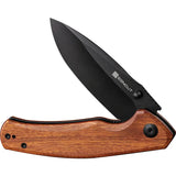 SENCUT Slashkin Linerlock Wood S20066-4 by SENCUT