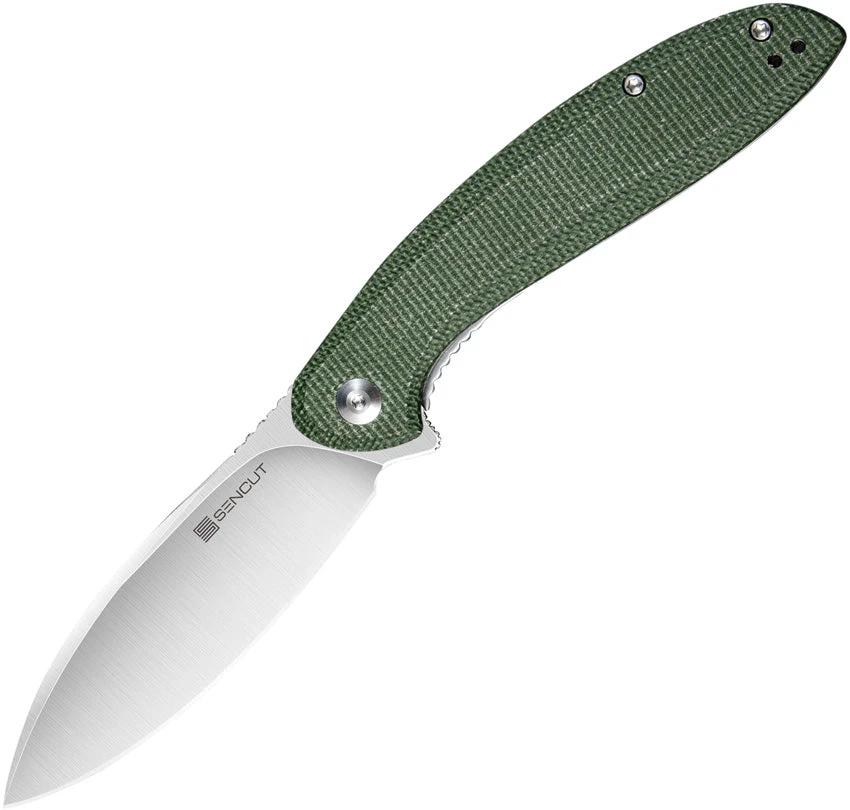 SENCUT San Angelo Linerlock Micarta S21003-3 by SENCUT