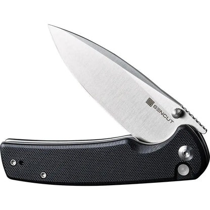 SENCUT Sachse Button Lock Black G10 S21007-5 by SENCUT