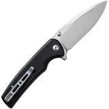 SENCUT Sachse Button Lock Black G10 S21007-5 by SENCUT