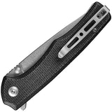 SENCUT Crowley Button Lock Micarta S21012-2 by SENCUT