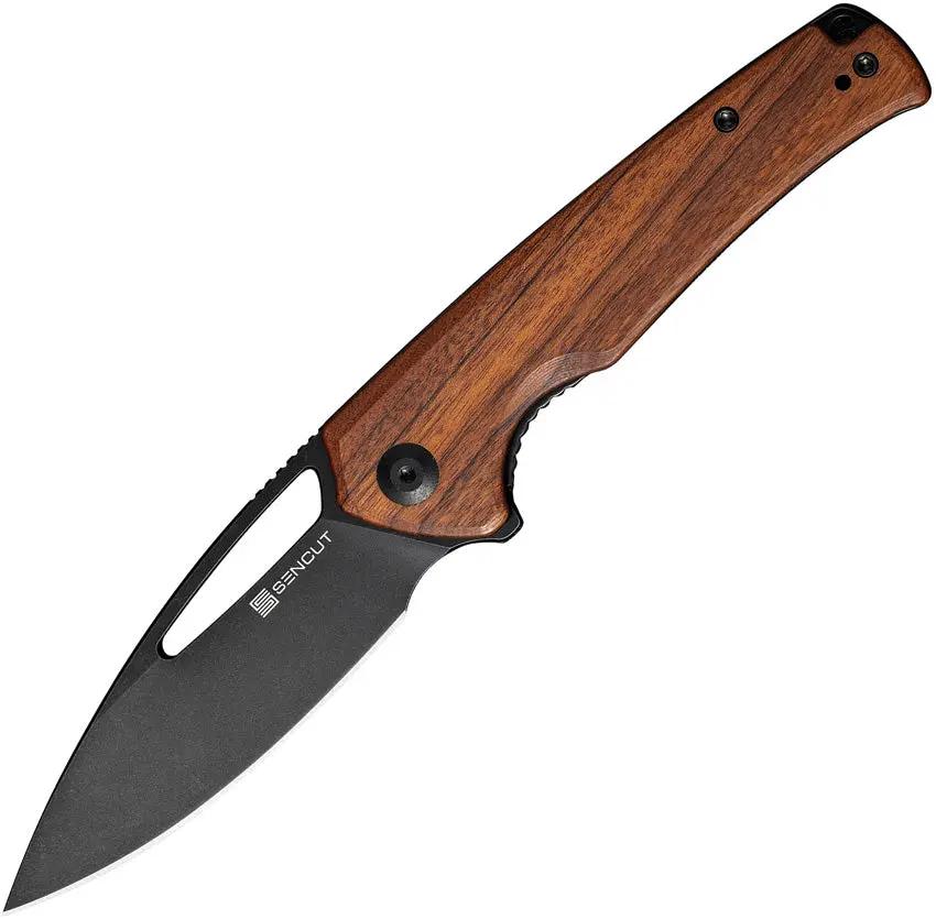 SENCUT Mims Linerlock Wood S21013-4 by SENCUT