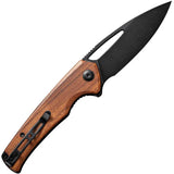 SENCUT Mims Linerlock Wood S21013-4 by SENCUT